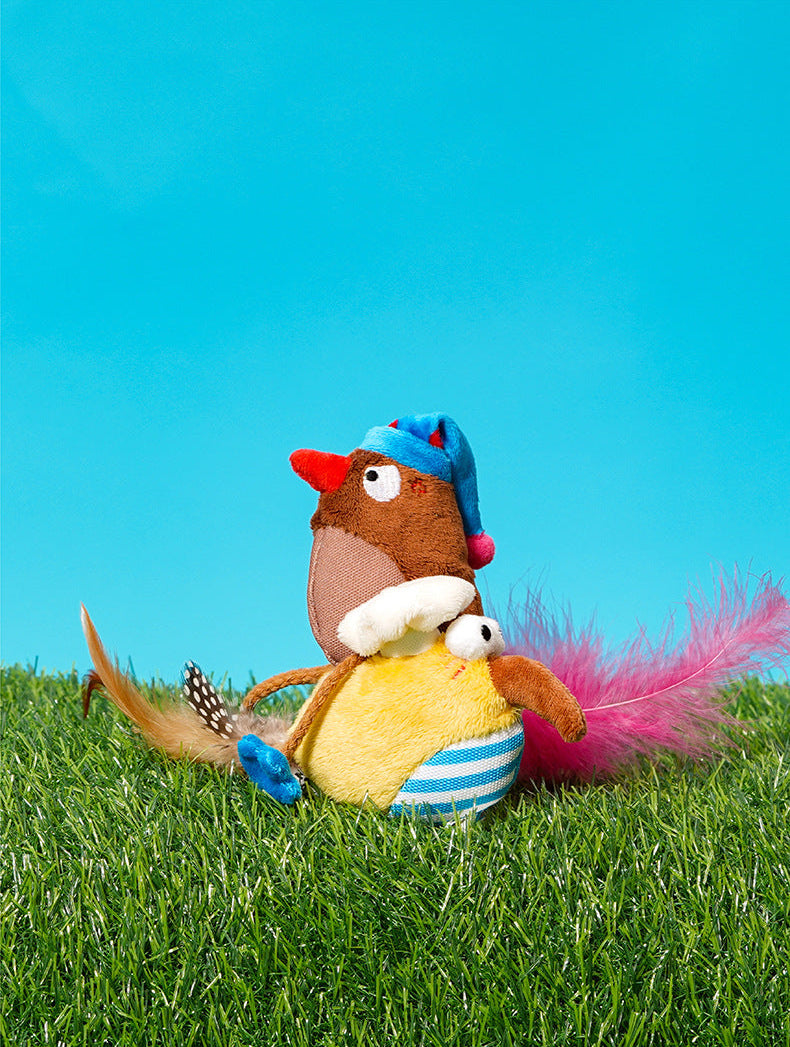 Whimsical Bird Catnip Toys