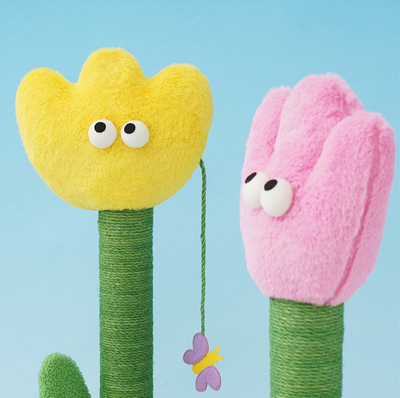 Tulip Bloom Cat Scratcher