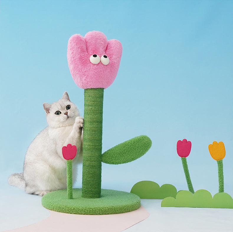 Tulip Bloom Cat Scratcher