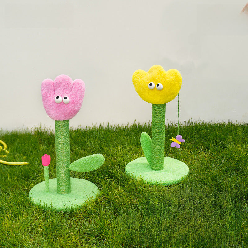 Tulip Bloom Cat Scratcher