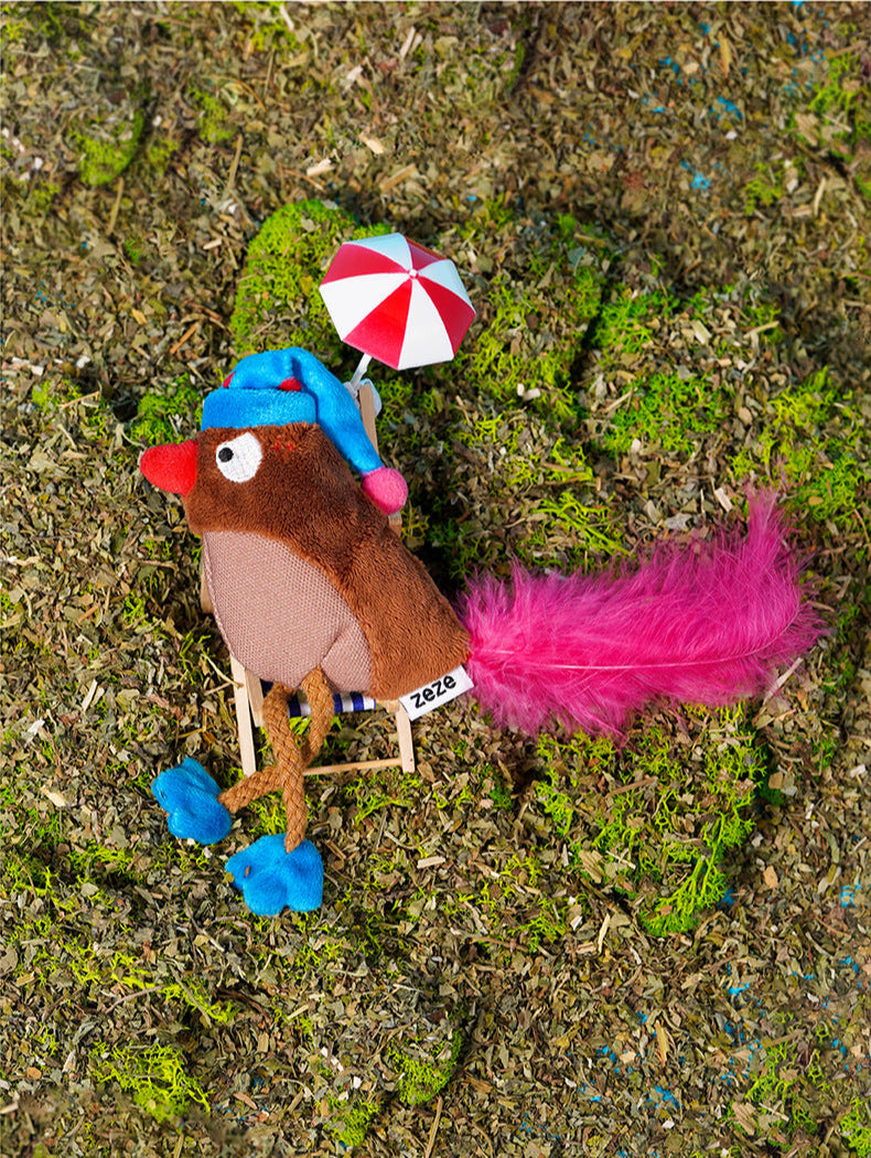 Whimsical Bird Catnip Toys