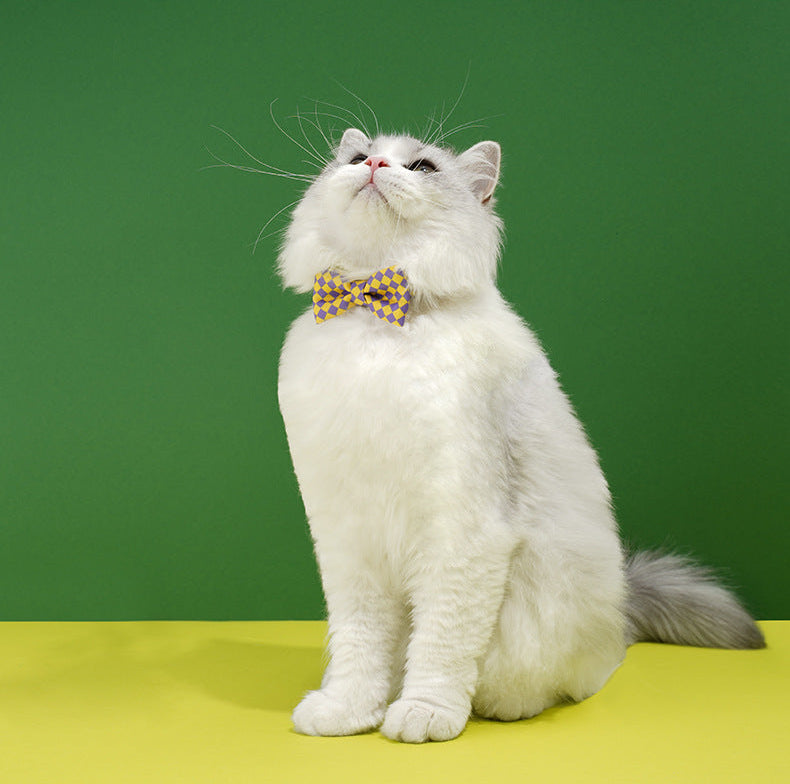 Plaid Pet Bowtie