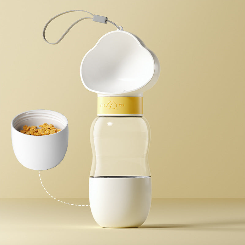 2-in-1 Portable Pet Water & Food Bottle