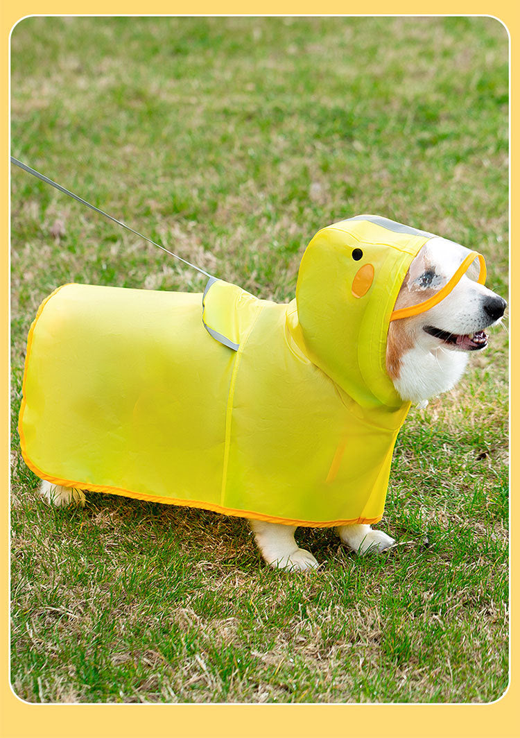 Waterproof Duck Raincoat for Dogs