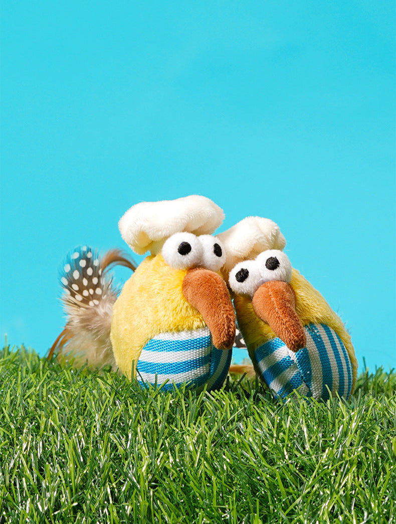 Whimsical Bird Catnip Toys