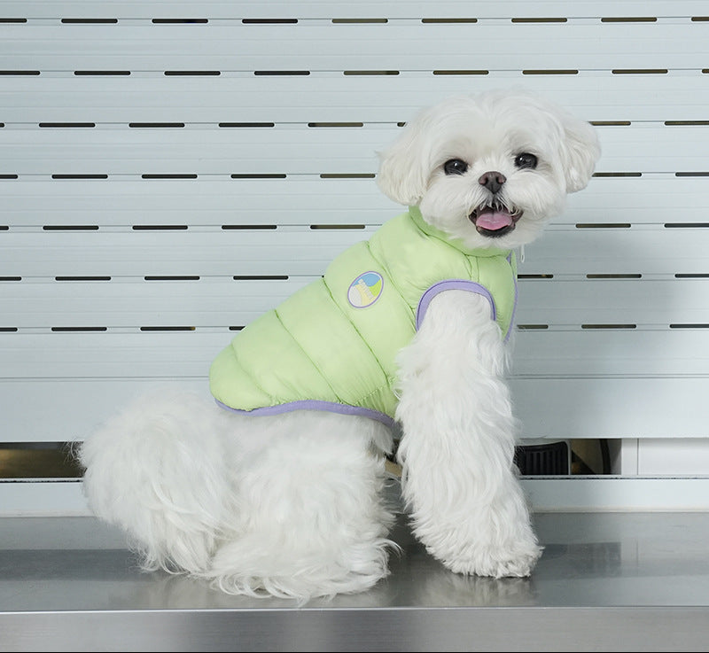 Double-Sided Striped Dog Vest