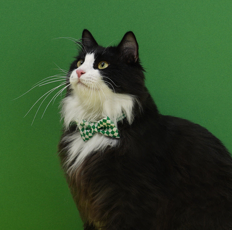 Plaid Pet Bowtie