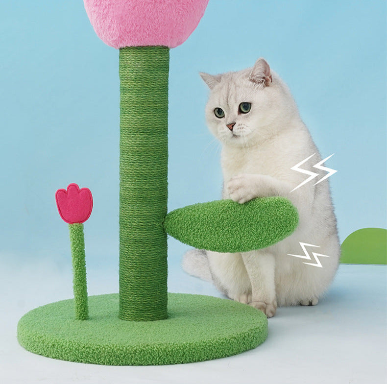 Tulip Bloom Cat Scratcher