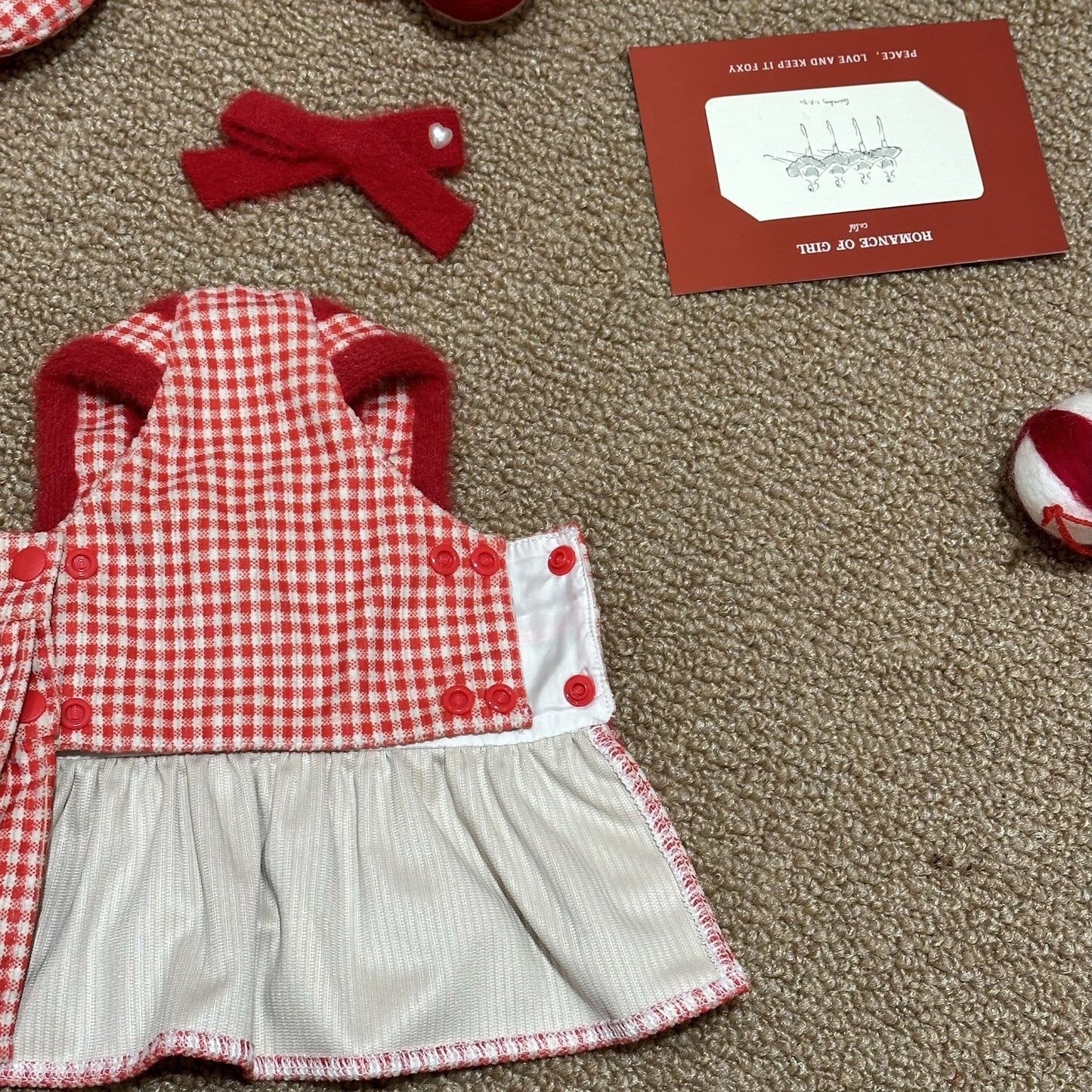 Lovely Checkered Pet Dress