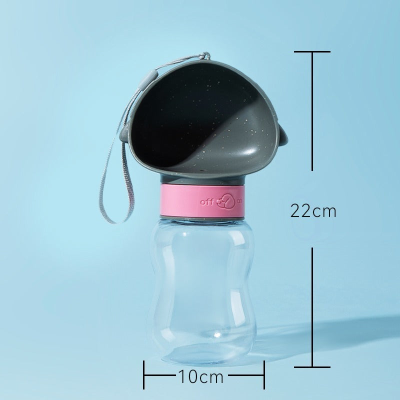 2-in-1 Portable Pet Water & Food Bottle