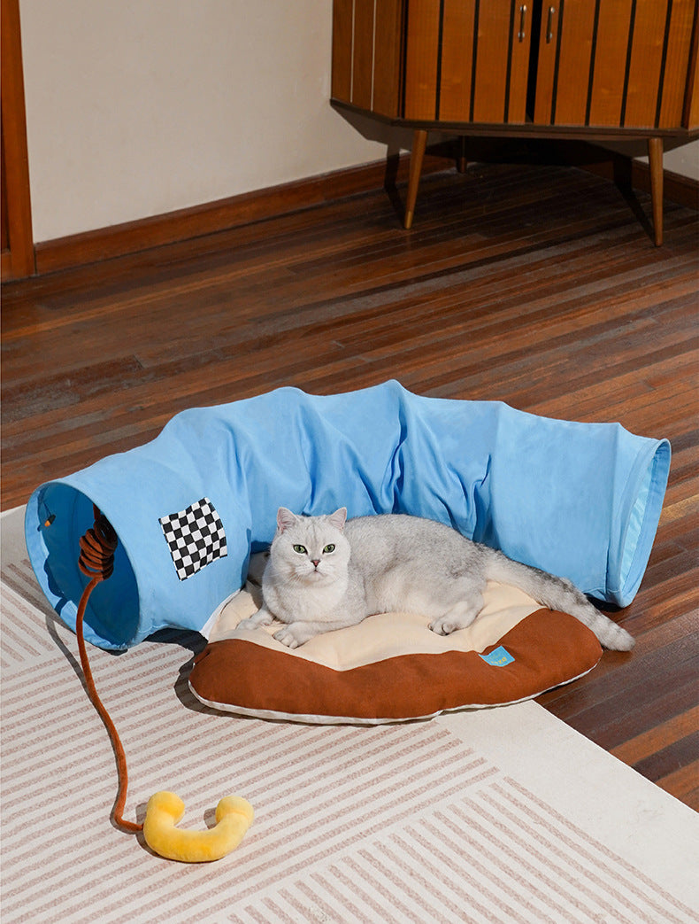 zeze cat nest cat tunnel cat bed cat passage all seasons universal detachable kitten toys pet cat supplies