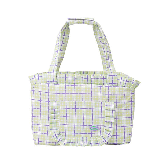 Checkered Pet Carrier Bag