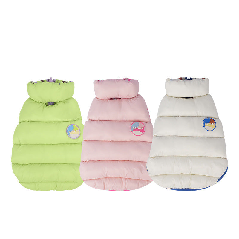 Double-Sided Striped Dog Vest