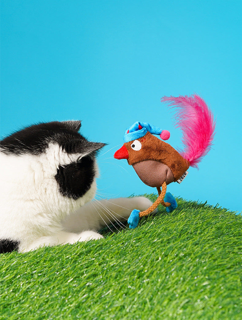 Whimsical Bird Catnip Toys