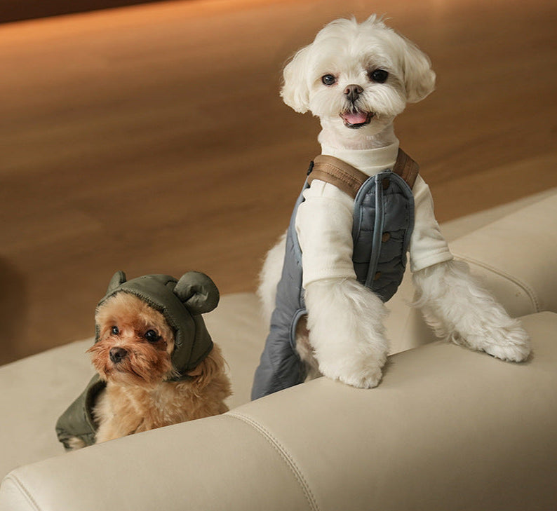 Little Bear Strap Padded Jacket