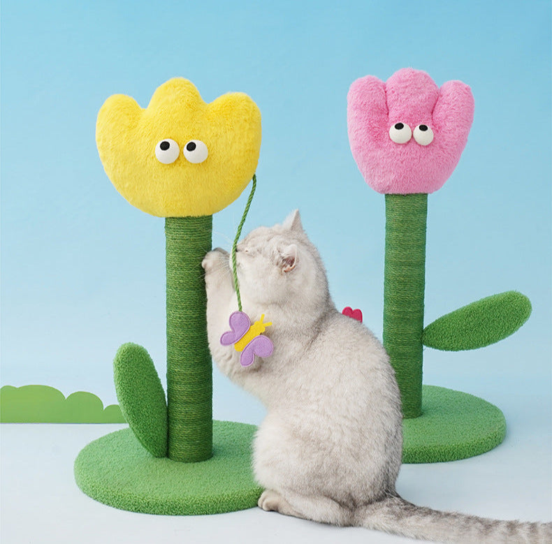 Tulip Bloom Cat Scratcher