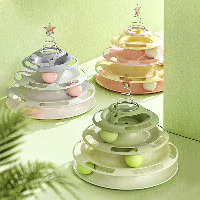 Mystic Forest Cat Ball Tower
