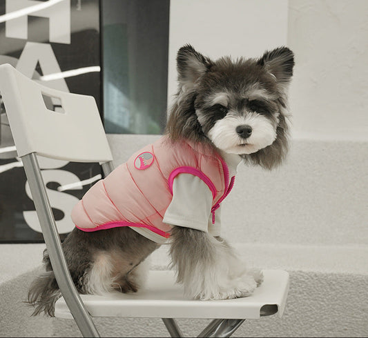 Double-Sided Striped Dog Vest