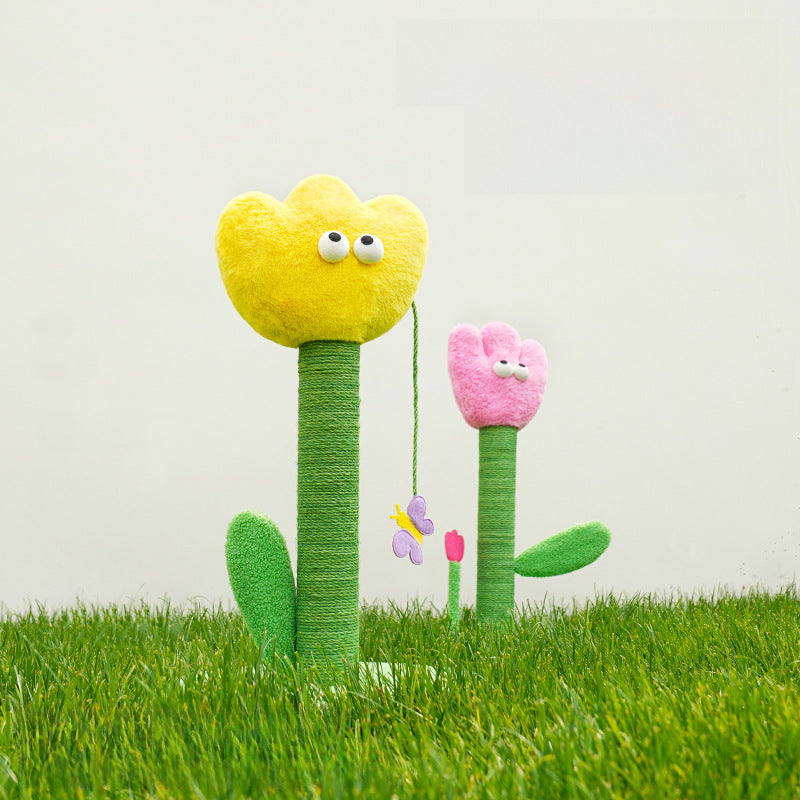 Tulip Bloom Cat Scratcher