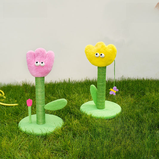 Tulip Bloom Cat Scratcher