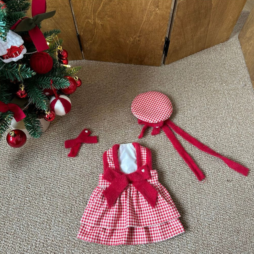 Lovely Checkered Pet Dress