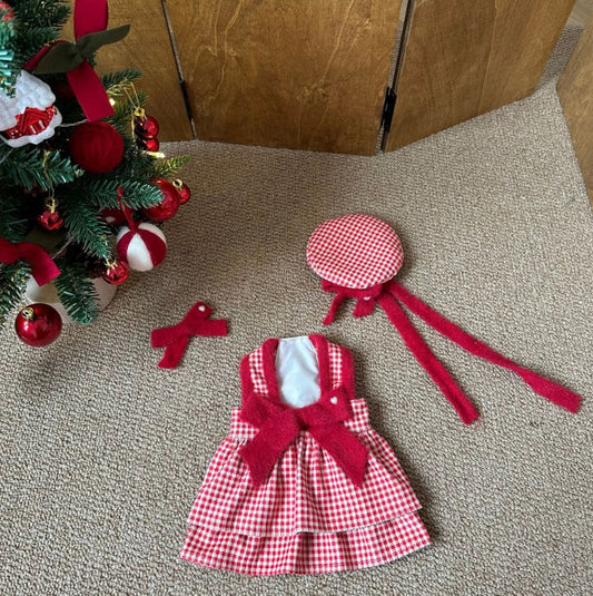 Lovely Checkered Pet Dress