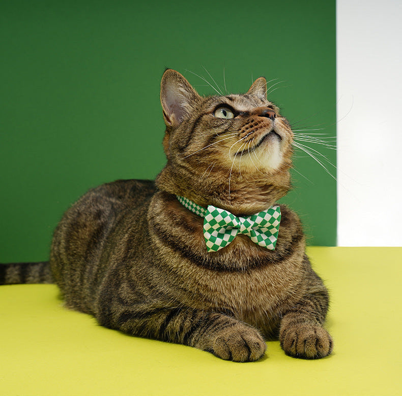 Plaid Pet Bowtie