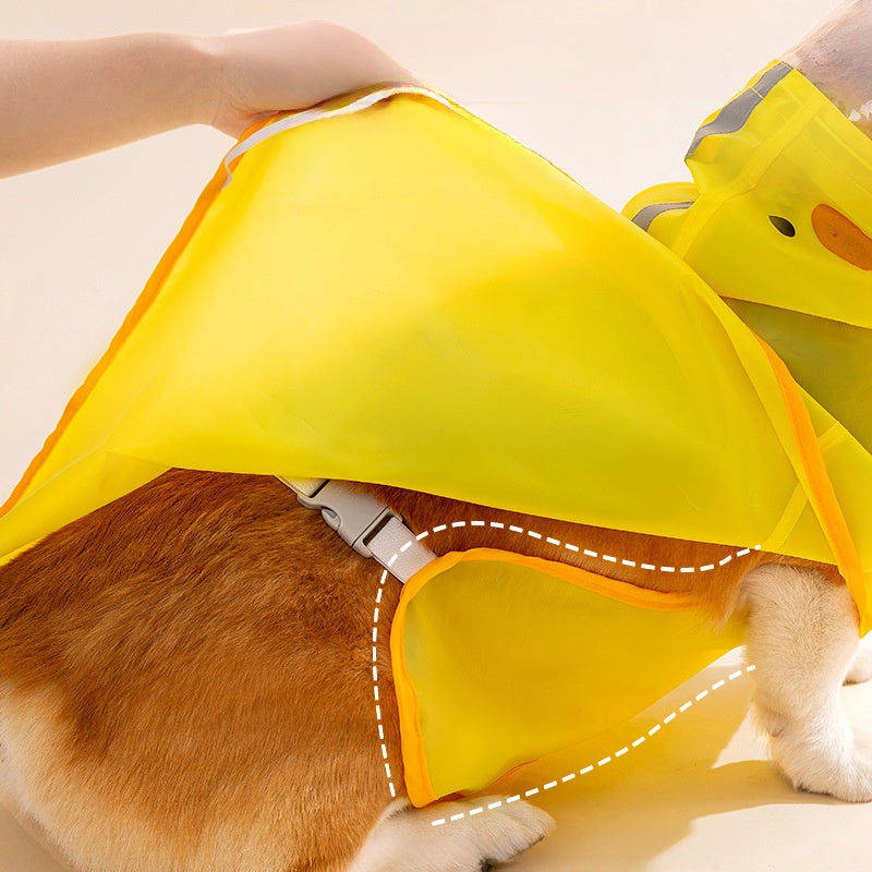 Waterproof Duck Raincoat for Dogs