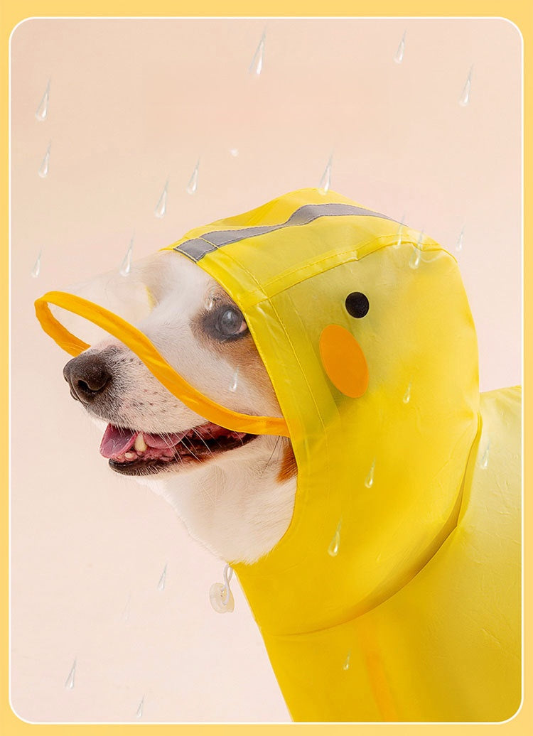 Waterproof Duck Raincoat for Dogs