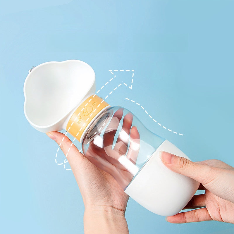 2-in-1 Portable Pet Water & Food Bottle