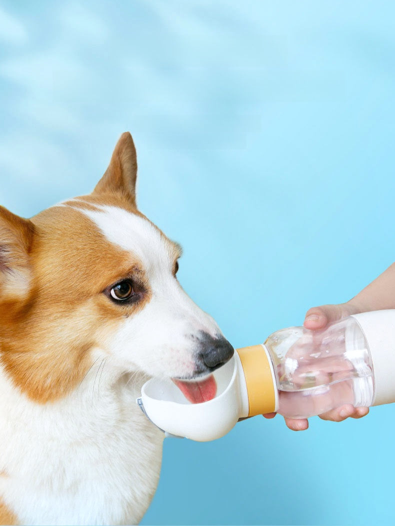 2-in-1 Portable Pet Water & Food Bottle