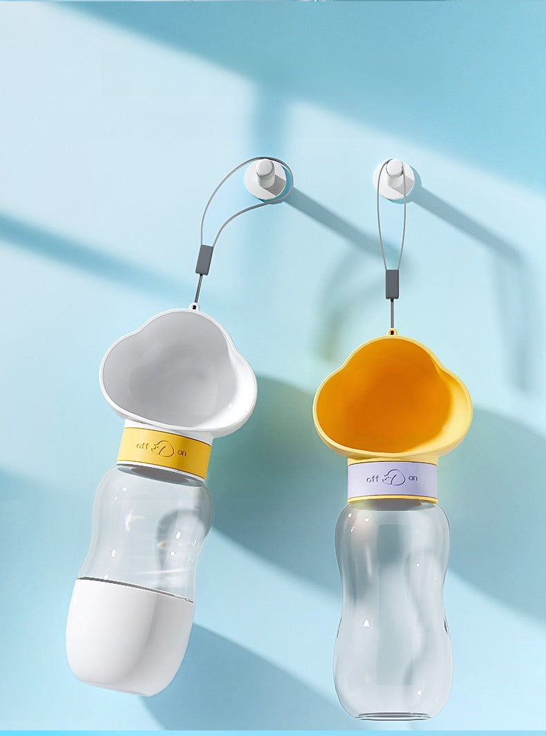 2-in-1 Portable Pet Water & Food Bottle