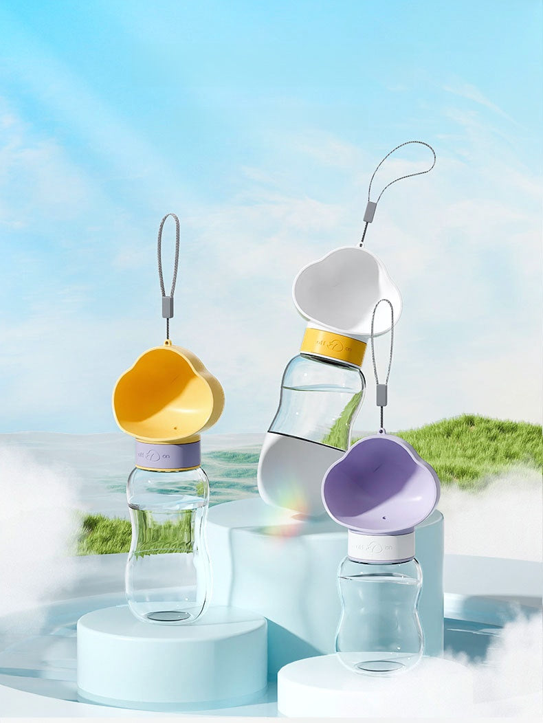 2-in-1 Portable Pet Water & Food Bottle