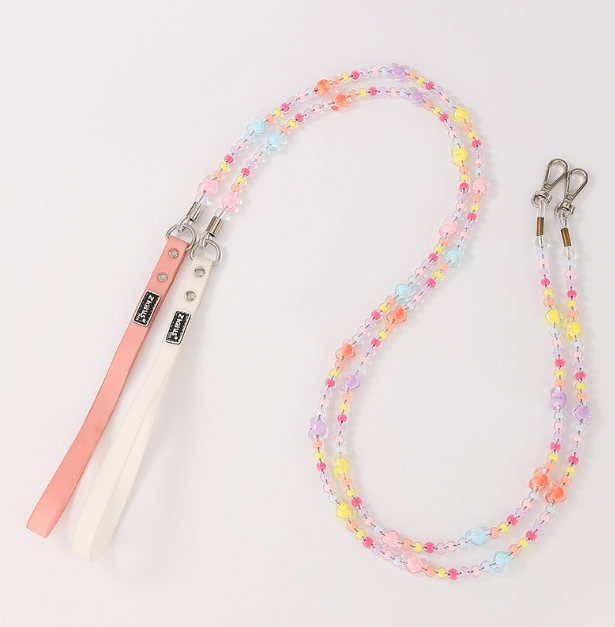 Pastel Colorful Beaded Pet Collar&Leash